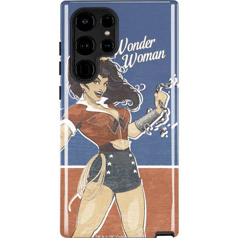 DC Comics Bombshells Wonder Woman Bombshell Galaxy S25 Ultra Impact Case